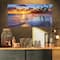 Designart - Beach Side Resort With Palm Trees - Seashore Canvas Art Print